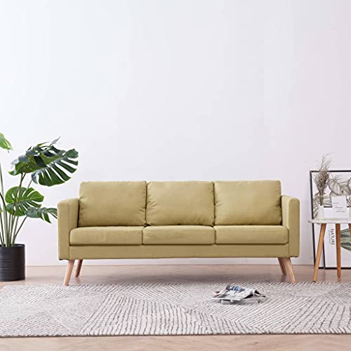 AUVNQDUC Sofa Stof(Color:Grün 3-Sitzer,Size:168 x 70 x 73 cm (B x T x H)) von AUVNQDUC