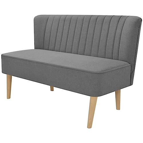 AUVNQDUC Sofa Stoff 117 x 55.5 x 77 cm(Color:Grau) von AUVNQDUC