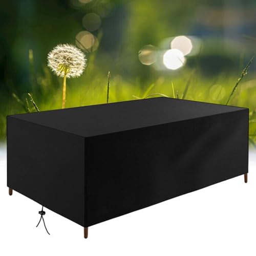 AUWUUA Abdeckung für Gartenmöbel 175x100x90cm/LxWxH Schutzhülle Gartenmöbel, Winterfest Wasserdicht Staubdicht Anti-UV, 420D Oxford Gewebe Abdeckhauben für Möbelsets, Loungemöbel, Terrassenmöbel von AUWUUA