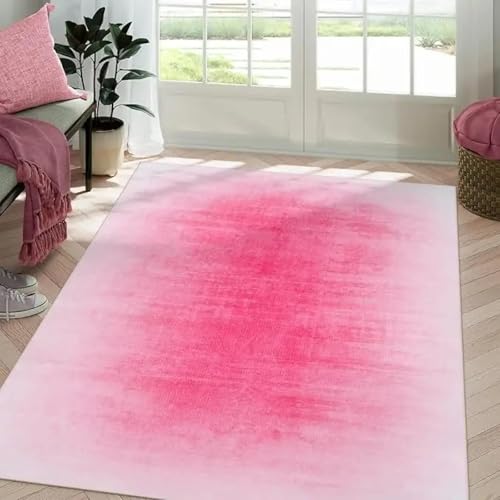 AUWUUA Rot Teppich kinderzimmer für Mädchen 80x250cm rutschfest Waschbar Teppich Schlafzimmer, Farbverlauf Abstrakte Modern Teppiche Wohnzimmer für Fußmatte, Badezimmer, Spielzimmer, Gastzimmer AUWUUA Rot Teppich kinderzimmer für Mädchen 80x250cm rutschfest Waschbar Teppich Schlafzimmer, Farbverlauf Abstrakte Modern Teppiche Wohnzimmer für Fußmatte, Badezimmer, Spielzimmer, Gastzimmer von AUWUUA