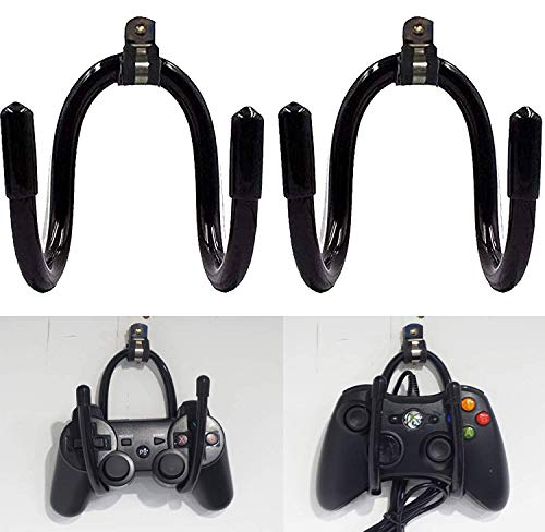 Controller Ständer Wandhalter Halterung Gamecontroller Kleiderbügel Wandregal, Wandhalterung/Wandhalterung/Wandhalterung/Wandhalterung/Wandhalterung/Haken – Video Game Controller Zubehör – (2 Stück) von AUXPhome