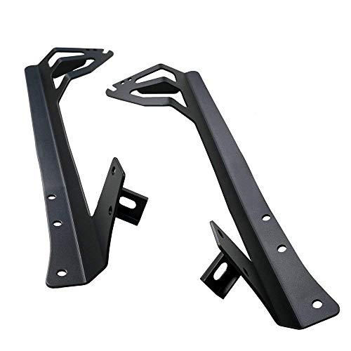 AUXTINGS 52 Zoll LED-Lichtleiste Obere Windschutzscheiben-Montagehalterung Untere Eckhalterungen 2007-2017 Wrangler JK 4WD, Wrangler Unlimited JK 4WD / 2WD von AUXTINGS