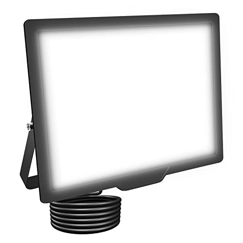 AUXTINGS 75W LED Strahler Außen,7500LM LED Scheinwerfer 6000K LED Fluter Kaltweiß Aussenstrahler IP66 Wasserdicht Flutlicht Aussenlampe Beleuchtung für Innenhöfe Sportplatz Garage Garten Werkstatt von AUXTINGS