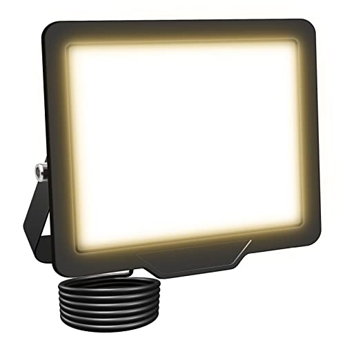 AUXTINGS LED Strahler Außen,20W 2000LM LED Scheinwerfer 4000K LED Fluter Kaltweiß Aussenstrahler Flutlicht Aussenlampe Beleuchtung für Innenhöfe Sportplatz Garage Garten Werkstatt,IP66 Wasserdicht von AUXTINGS