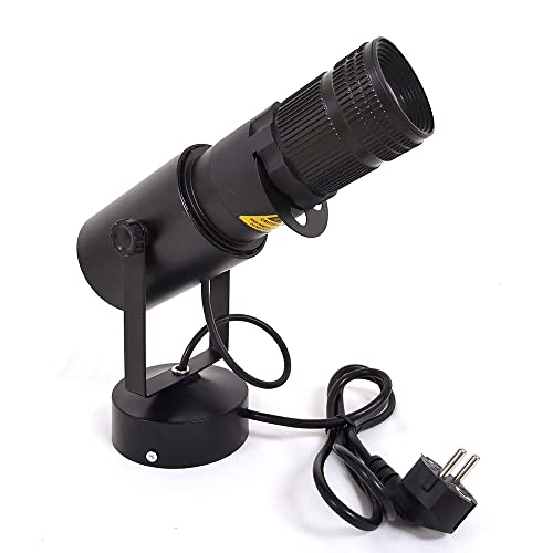 15W LED Pin Spot Punktstrahler Scheinwerfer+4 Blenden - Manueller Fokus Länge einstellbar,Punktstrahler Scheinwerfer DJ Disco Party Spiegelkugel Spot Beam Weiß von AUYART