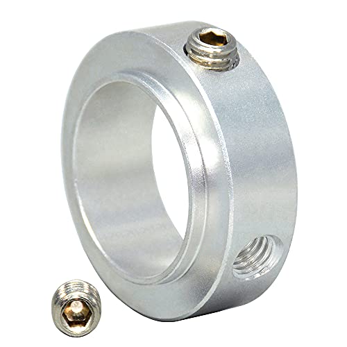 AUZHU- SCH - Metrisch- Aluminium-Stellringe Klemmringe Begrenzungsring Achsklemme Lokalisierungsring Haltering Positionierungsring Halsband Schnellspann-Fester Kragen Größe: ID 20 mm - Höhe 12 mm von AUZHU