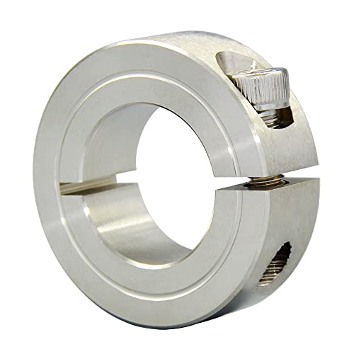 AUZHU- SCK - Metrisch- Edelstahl- Geschlitzte Stellringe Klemmringe Begrenzungsring Achsklemme Lokalisierungsring Positionierungsring Halsband Schnellspann-Fester Kragen Größe: ID 50 mm - OD 78 mm von AUZHU