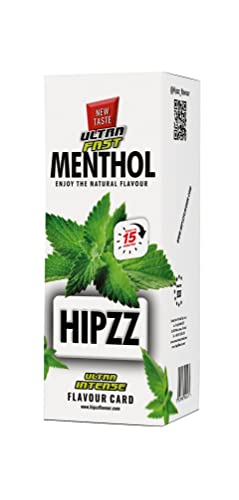 Hipzz Aroma Karten Ultra Intense Menthol + Keyring/Flaschenöffner (20) von AV AVIShI
