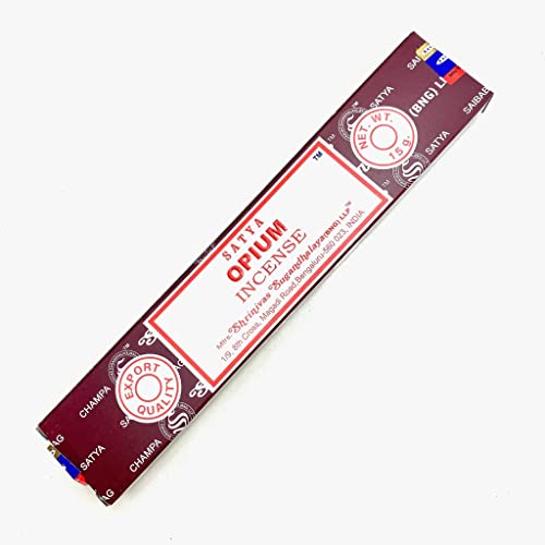 Satya Sai Baba Nag Champa Agarbhatti Agarbatti Räucherstäbchen + AV AVIShI Holder Räucherstäbchenhalter (3, Opium) von AV AVIShI