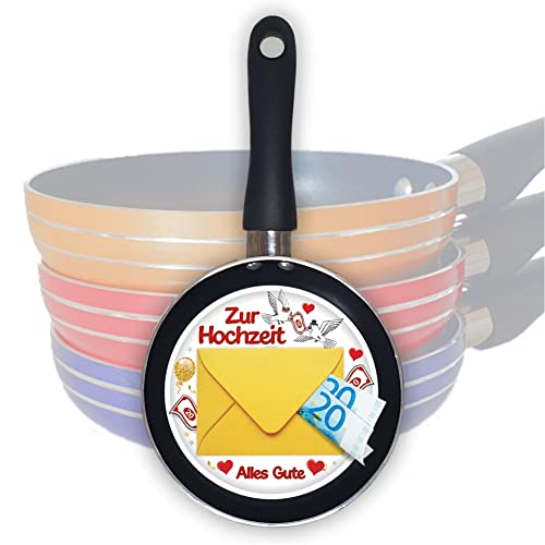 AV Andrea Verlag Geldgeschenk Geldpfännchen – Zur Hochzeit - Mini Bratpfanne kleine Pfanne als Geschenk zum Geld verschenken | Kohle zum Verbraten als Hochzeitsgeschenk AV Andrea Verlag Geldgeschenk Geldpfännchen – Zur Hochzeit - Mini Bratpfanne kleine Pfanne als Geschenk zum Geld verschenken | Kohle zum Verbraten als Hochzeitsgeschenk von AV Andrea Verlag