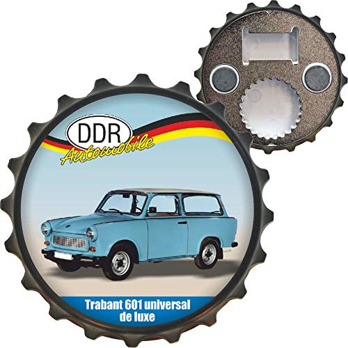 AV Andrea Verlag Ostalgie Flaschenöffner Öffner mit Spruch - Trabant 601 Universal de Luxe - der DDR Bieröffner Kapselheber für Ostalgiker und Fans für Ostprodukte Ost Produkte AV Andrea Verlag Ostalgie Flaschenöffner Öffner mit Spruch - Trabant 601 Universal de Luxe - der DDR Bieröffner Kapselheber für Ostalgiker und Fans für Ostprodukte Ost Produkte von AV Andrea Verlag