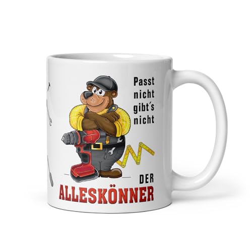 Lustige Handwerker Tasse „Der Alleskönner“ – Passt nicht gibts nicht – 300 ml Keramiktasse – Spülmaschinenfest, farbecht – Geschenk für Handwerker, Bauarbeiter, Kollegen & Familie Lustige Handwerker Tasse „Der Alleskönner“ – Passt nicht gibts nicht – 300 ml Keramiktasse – Spülmaschinenfest, farbecht – Geschenk für Handwerker, Bauarbeiter, Kollegen & Familie von AV Andrea Verlag