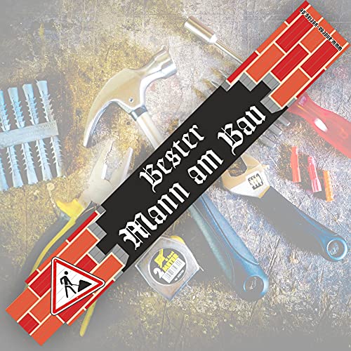 Zollstock passend zu jedem Anlass Geschenke für Männer Handwerker Heimwerker zum Geburtstag Männergeschenke Metermaß Gliedermaßstab 2m Holz Werkzeug (Zollstock Bester Mann am Bau 30209) von AV Andrea Verlag