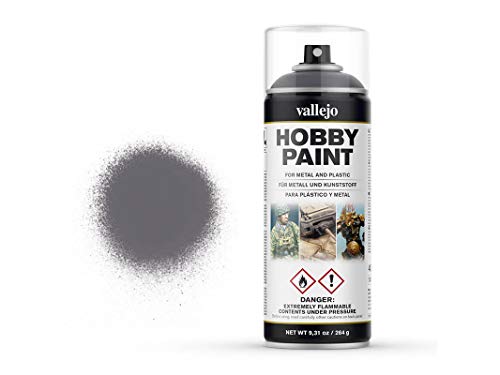 AV Vallejo Hobby Spray Paint 28031 Gunmetal (400ml) von AV Vallejo