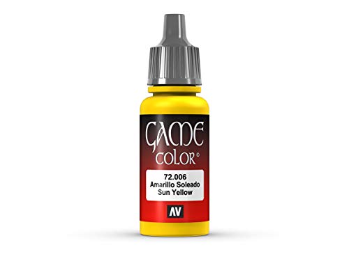 Farbe Vallejo Game Color 72006 Sun Yellow (17ml) von AV Vallejo