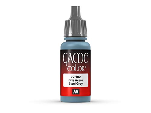 Farbe Vallejo Game Color 72102 Steel Grey (17ml) von Vallejo