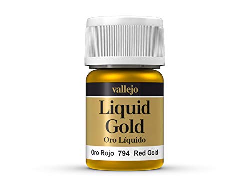 Farbe Vallejo Liquid Gold 70794 Red Gold (Alcohol Based) (35ml) von Vallejo