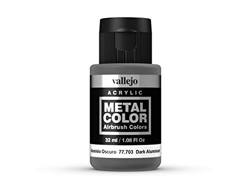 Farbe Vallejo Metal Color 77703 Dark Aluminium (32ml) von Vallejo