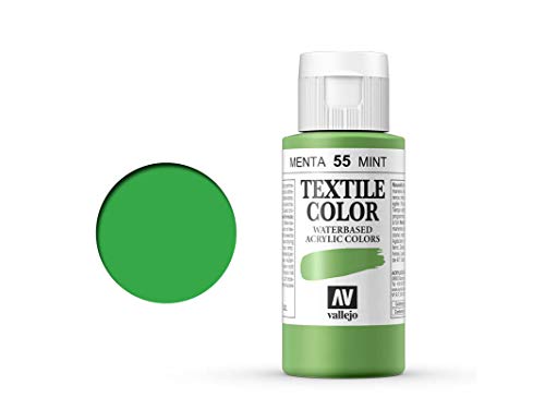 Textilfarbe Vallejo Textile Color 40055 Minth (Opaque) (60ml) von AV Vallejo