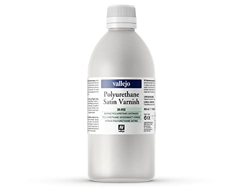 Vallejo 28652 Polyurethane Permanent Varnish Satin (500ml) von Vallejo