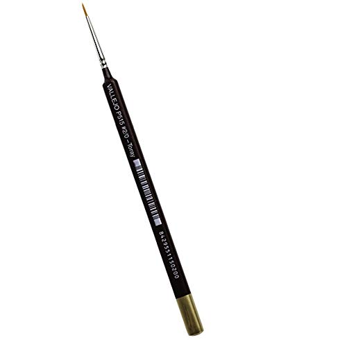 Vallejo Brush Synthetic P15020 Round Toray Brush Triangular Handle No.2/0 von AV Vallejo