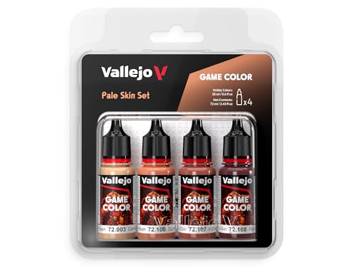 Vallejo Game Color Set 72379 Pale Skin Set (4x18ml) von AV Vallejo