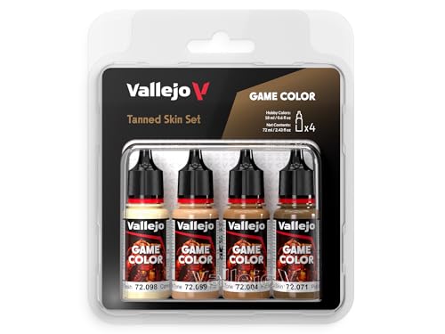 Vallejo Game Color Set 72380 Tanned Skin Set (4x18ml) von AV Vallejo