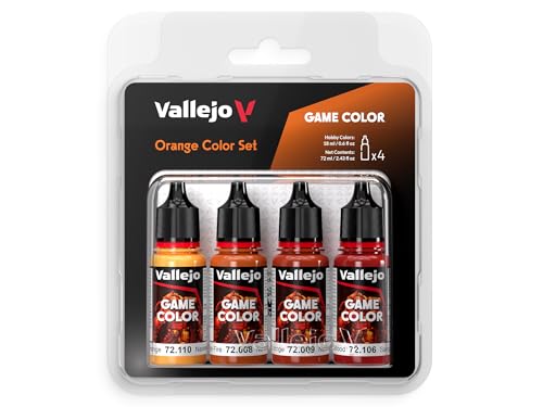 Vallejo Game Set 72381 Orange Set (4x18ml) von AV Vallejo