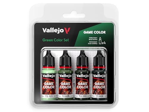 Vallejo Game Set 72384 Green Set (4x18ml) von AV Vallejo