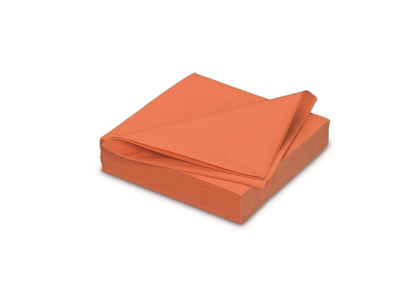 AVA Papierwaren N.V Papierserviette 25 Airlaid Servietten AVA Gala 40 x 40 cm in orange, (25 St), 40 cm x 40 cm, 1/4-Falzung von AVA Papierwaren N.V