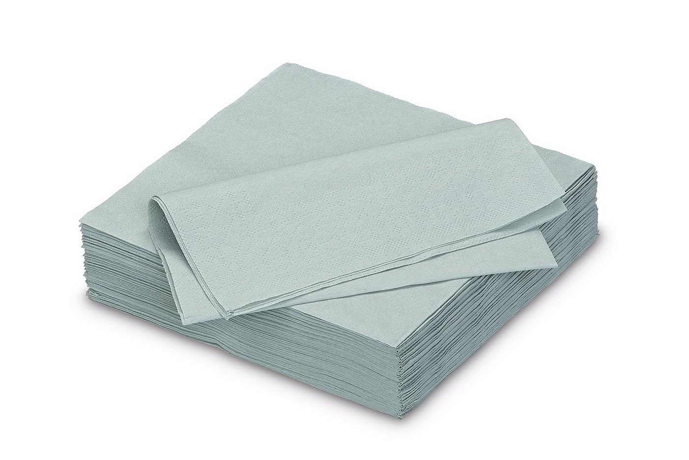 AVA Papierserviette, Servietten aus Papier 33x33cm 2-lagig 50 Stück Silber / Grau von AVA