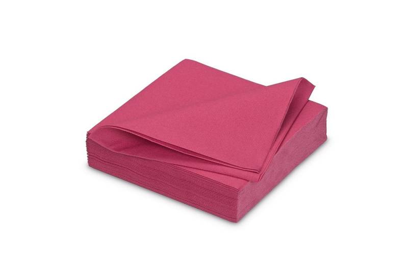 AVA Papierserviette, Servietten stoffähnlich 40x40cm 25 Stück Fuchsia von AVA