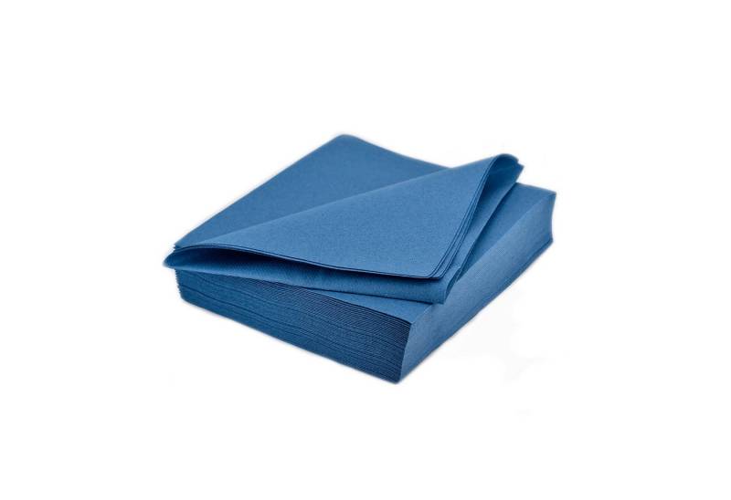 AVA Papierserviette, Servietten stoffähnlich 40x40cm 25 Stück Jeansblau von AVA