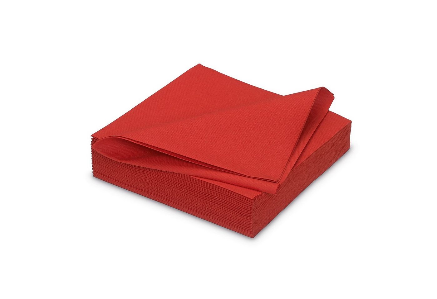 AVA Papierserviette, Servietten stoffähnlich 40x40cm 25 Stück Rot von AVA