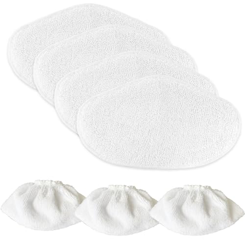 AVAENZO Mikrofaser Tücher für Polti Vaporetto PAEU0332 SV440_Double, SV450, SV460 Dampfreiniger, 4 Wischtücher 3 Überzügen PAEU0282 Dampfbesen Ersatzpads. von AVAENZO