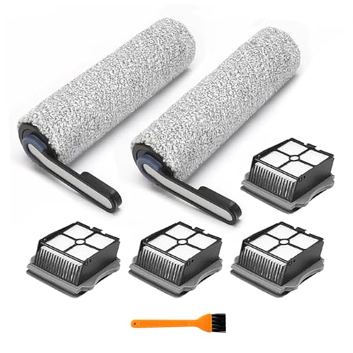 AVAENZO Zubehör für Tineco Floor One S5 / S5 Pro / S5 Pro 2 / S5 Extreme, 2 Bürstenrolle 4 Filter Nass-Trocken All-in-One-Staubsauger Ersatzteile von AVAENZO
