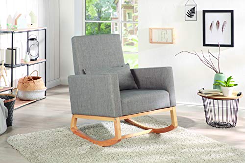 AVANTEX Schaukelstuhl, Polyester, Grau, ca. 74 x 87,5 x 101 cm AVANTEX Schaukelstuhl, Polyester, Grau, ca. 74 x 87,5 x 101 cm von AVANTEX