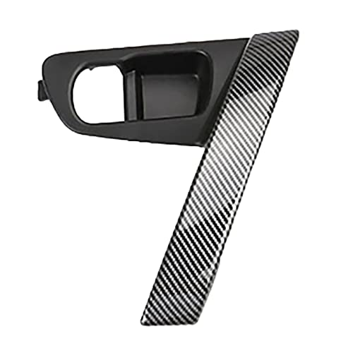 AVATUPRPTC Auto-Carbon-Faser-Innentürgriffe Basis-Innentürgriff-Abdeckungsverkleidung, passend for Nissan, passend for Qashqai J10 2007-2015 Innerer Türgriff(Left) von AVATUPRPTC