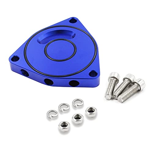 AVATUPRPTC Blow Off Plate Spacer Blow Off Adapter BOV for 2015-2021 1.5T Coupe Billet Motor Durable N84F Auspuffdichtung(Blue) von AVATUPRPTC