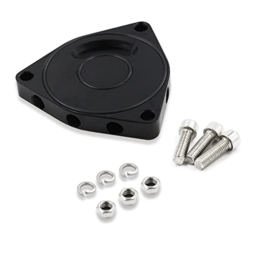 AVATUPRPTC Blow Off Plate Spacer Blow Off Adapter BOV for 2015-2021 1.5T Coupe Billet Motor Durable N84F Auspuffdichtung(schwarz) von AVATUPRPTC