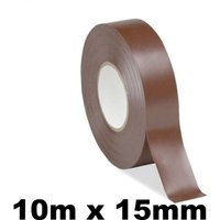 AVB - 10 Rollen Scotch-Isolierung für Elektriker – 10-Meter-Bänder – braun von AVB