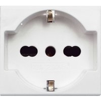 Schuko-steckdose unel bypass universal 10/16A für die serie AVE Banquise-System 45 45B90/15TS von AVE