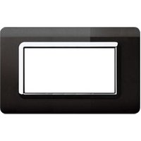 AVE - Techn. Platte 44 Schwarzer Rahmen. Chrom 4M 44PY04NAL von AVE