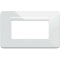 Platte für rechteckigen kasten ave tecnopolymer s44 4 module weiß - 44py04b von AVE