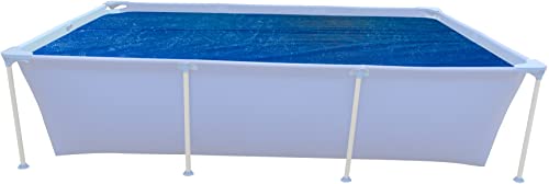 AVENLI Cleanplus Solarabdeckplane 374x171cm für 400x207cm Frame Pool Solarabdeckung Solarfolie rechteckig blau von AVENLI