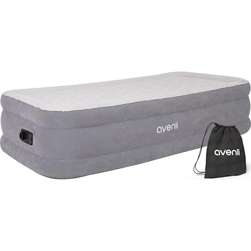 AVENLI Selbstaufblasendes Luftbett 191 x 99 x 46 cm Aufblasbare Matratze mit Eingebauter Pumpe Gästebett Campingbett für 1 Person Komfortable Schlafmatratze Hochwertige Luftmatratze für Zuhause Reisen AVENLI Selbstaufblasendes Luftbett 191 x 99 x 46 cm Aufblasbare Matratze mit Eingebauter Pumpe Gästebett Campingbett für 1 Person Komfortable Schlafmatratze Hochwertige Luftmatratze für Zuhause Reisen von AVENLI