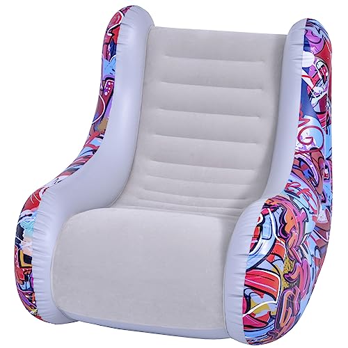 AVENLI aufblasbarer Lounge Sessel 94x76x76 cm Luftsessel im Grafitti Design von AVENLI