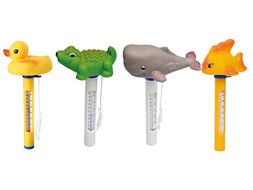 Avenli CleanPlus Schwimmthermometer mit Tiermotiven für Pools, 4-fach sortiert Avenli CleanPlus Schwimmthermometer mit Tiermotiven für Pools, 4-fach sortiert von AVENLI