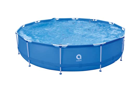 Avenli Pool 420 x 84 cm Stahlrahmen Aufstellpool ohne Pumpe & Zubehör blau rund Framepool Swimming Schwimmbecken Ersatzpool (427 x 84 cm) von AVENLI