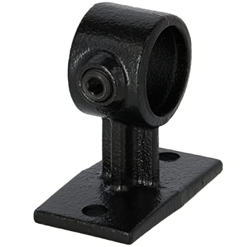 AVERDE Rohrverbinder Halterung durchgehend schwarz 3/4" (Ø 26,9 mm) von AVERDE